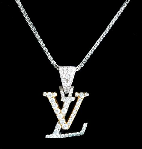 louis vuitton pendant|louis vuitton necklace with diamond.